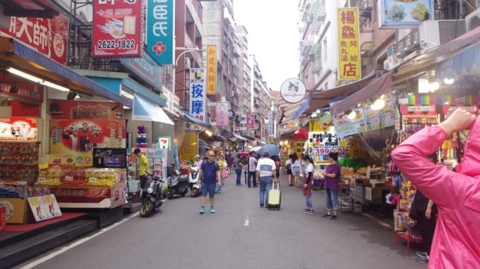 台湾　淡水老街・ショッピングストリート