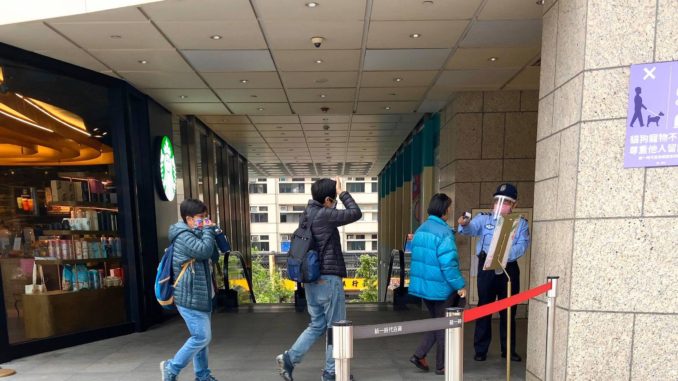 台湾・4月2日・施設でのコロナウイルス対策 台湾・4月2日・施設でのコロナウイルス対策