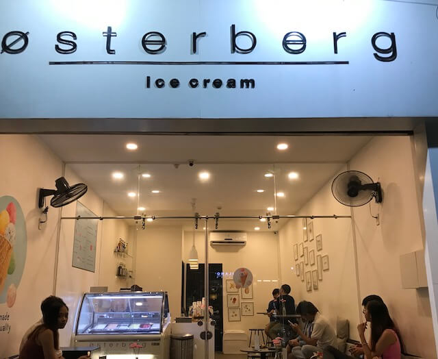 ホーチミン・Osterberg Ice cream：ジェラートのお店／外観