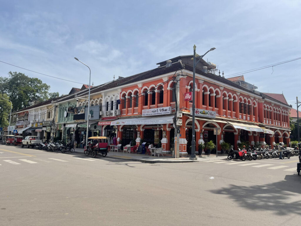 カンボジアのパブストリート