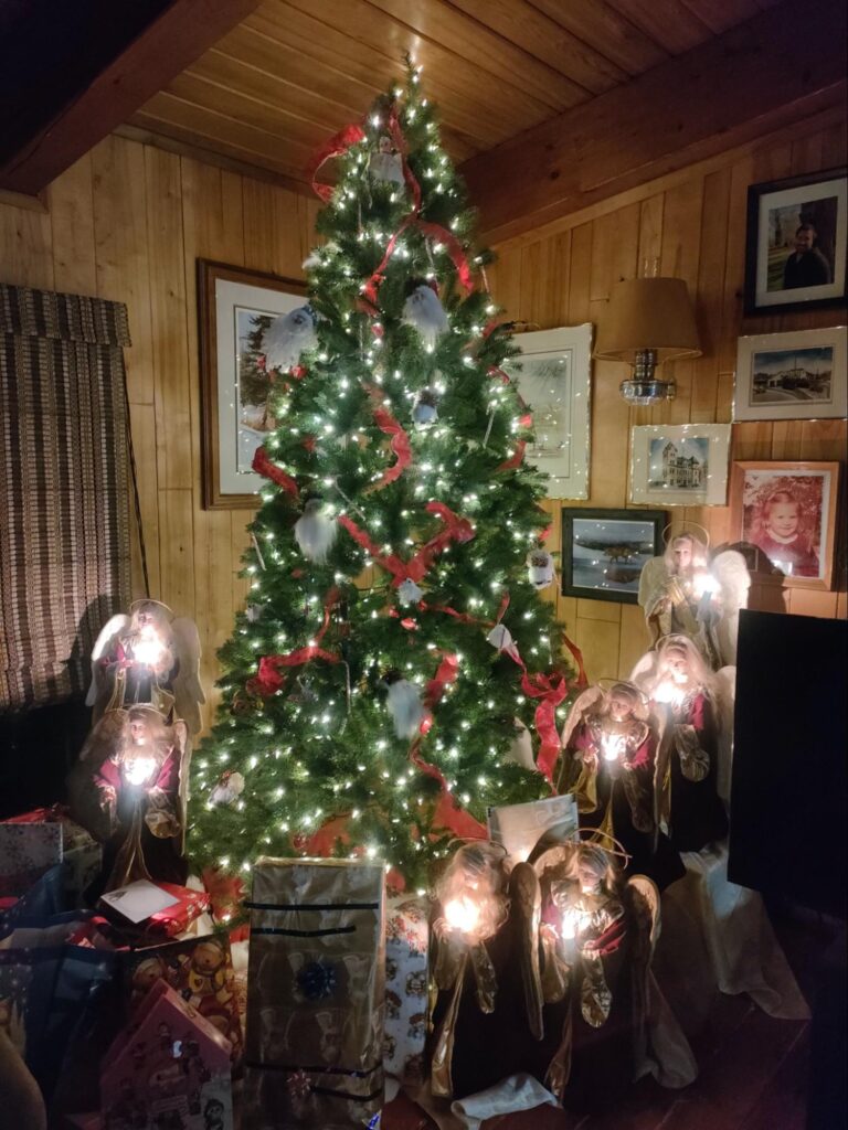 カナダの家庭のクリスマスツリー