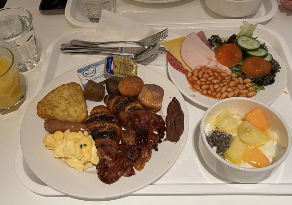 オランダのホテルの朝食