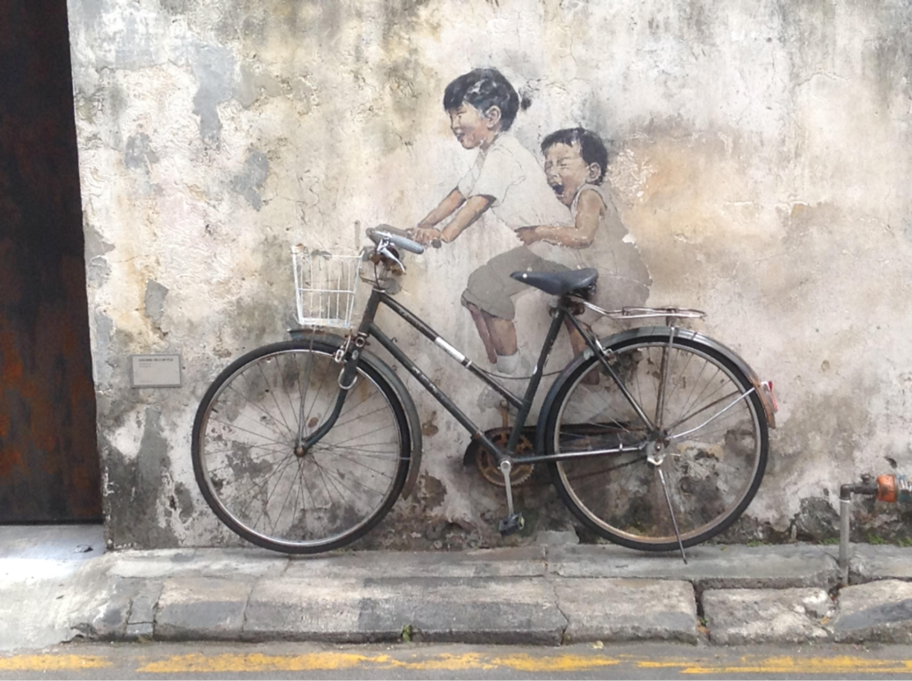 マレーシアの壁画