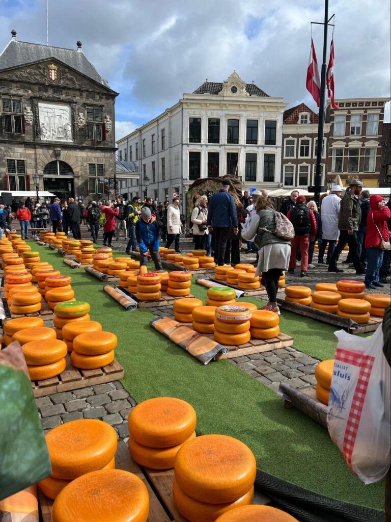 オランダのチーズ店