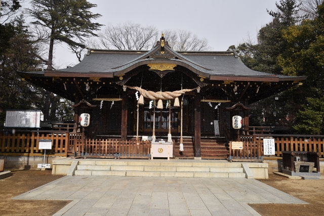 福島稲荷神社の拝殿