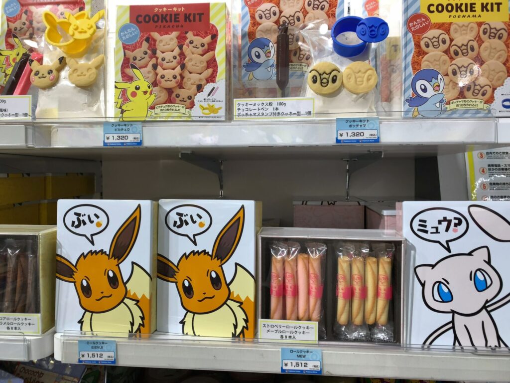 成田空港・ポケモンストアのお菓子クッキー