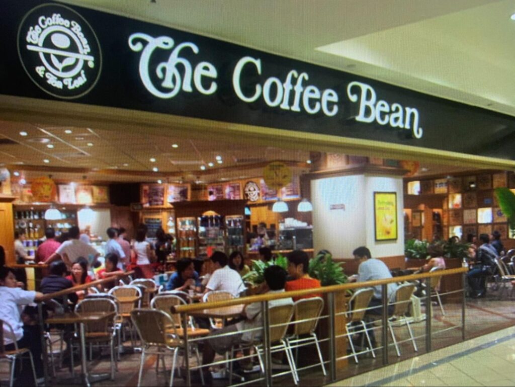 マレーシアのカフェ The Coffee Bean & Tea Leaf