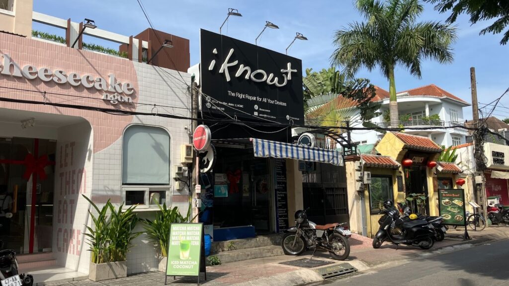 タオディエンエリアの様子