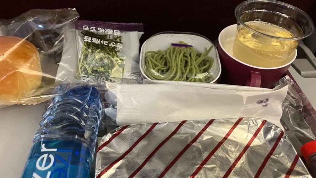 タイ航空の機内食のタイカレー